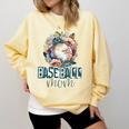 Artsy Baseball Mom Flowers Unique Game Day Ball Distressed Comfort Colors Sweatshirt Blue Spruce Artsy Baseball Mom Flowers Unique Game Day Ball Distressed Comfort Colors Sweatshirt Blue Spruce