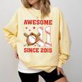 Awesome Since 2015 11 Year Old Boys Bday Baseball Theme Comfort Colors Sweatshirt Blue Spruce Awesome Since 2015 11 Year Old Boys Bday Baseball Theme Comfort Colors Sweatshirt Blue Spruce