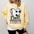 Ball Mom Heart Soccer Baseball Mom Comfort Colors Sweatshirt Blue Spruce Ball Mom Heart Soccer Baseball Mom Comfort Colors Sweatshirt Blue Spruce