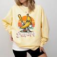 Bananas Baseball Sunset Retro Fruit Sports Boys Kids Men Premium Tri-Blend Comfort Colors Sweatshirt Blue Spruce Bananas Baseball Sunset Retro Fruit Sports Boys Kids Men Premium Tri-Blend Comfort Colors Sweatshirt Blue Spruce