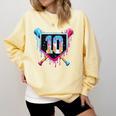 Baseball 10 Year Old Boy Ice Cream Drip 10th Birthday Player Comfort Colors Sweatshirt Blue Spruce Baseball 10 Year Old Boy Ice Cream Drip 10th Birthday Player Comfort Colors Sweatshirt Blue Spruce