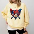 Baseball 10 Year Old Splash Drip 10th Birthday Boy Number 10 Comfort Colors Sweatshirt Blue Spruce Baseball 10 Year Old Splash Drip 10th Birthday Boy Number 10 Comfort Colors Sweatshirt Blue Spruce