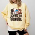 Baseball 100 Days Of School Happy 100th Day Teachers Kids Comfort Colors Sweatshirt Blue Spruce Baseball 100 Days Of School Happy 100th Day Teachers Kids Comfort Colors Sweatshirt Blue Spruce