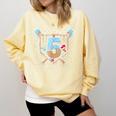 Baseball 5 Year Old Ice Cream Drip 5th Birthday Boy Number 5 Comfort Colors Sweatshirt Blue Spruce Baseball 5 Year Old Ice Cream Drip 5th Birthday Boy Number 5 Comfort Colors Sweatshirt Blue Spruce