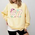 Baseball 67 Dripping Six Seven Drip Boys Gen Z Comfort Colors Sweatshirt Blue Spruce Baseball 67 Dripping Six Seven Drip Boys Gen Z Comfort Colors Sweatshirt Blue Spruce
