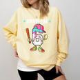Baseball 6th Birthday Boy Ice Cream Drip Bruh I'm 6 Year Old Comfort Colors Sweatshirt Blue Spruce Baseball 6th Birthday Boy Ice Cream Drip Bruh I'm 6 Year Old Comfort Colors Sweatshirt Blue Spruce