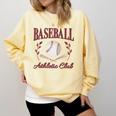 Baseball Athletic Social Club Baseball Mom Trendy Baseball Raglan Baseball Tee Comfort Colors Sweatshirt Blue Spruce