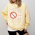 Baseball Ban The Wave Baseball Mom Player Coach Fan Comfort Colors Sweatshirt Blue Spruce