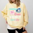 Baseball Or Bows Your Mommy Loves You Gender Reveal Matching Comfort Colors Sweatshirt Blue Spruce Baseball Or Bows Your Mommy Loves You Gender Reveal Matching Comfort Colors Sweatshirt Blue Spruce