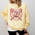 Baseball Candy Cane Drip 6 7 Six Seven Meme Christmas Boys Comfort Colors Sweatshirt Blue Spruce