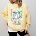 Baseball Character Cartoon Batter Drip Style Women Men Comfort Colors Sweatshirt Blue Spruce Baseball Character Cartoon Batter Drip Style Women Men Comfort Colors Sweatshirt Blue Spruce