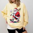 Baseball Christmas Santa Claus Batter Baseball Drip Comfort Colors Sweatshirt Blue Spruce Baseball Christmas Santa Claus Batter Baseball Drip Comfort Colors Sweatshirt Blue Spruce