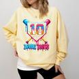 Baseball Drip 10th Birthday Boy Double Digits Ice Cream Drip Comfort Colors Sweatshirt Blue Spruce Baseball Drip 10th Birthday Boy Double Digits Ice Cream Drip Comfort Colors Sweatshirt Blue Spruce
