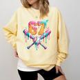 Baseball Drip 67 Six Seven Number 67 Player 67th Birthday Comfort Colors Sweatshirt Blue Spruce Baseball Drip 67 Six Seven Number 67 Player 67th Birthday Comfort Colors Sweatshirt Blue Spruce