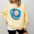 Baseball Drip Ice Cream Glove With Sprinkles Ball Boys Youth Comfort Colors Sweatshirt Blue Spruce Baseball Drip Ice Cream Glove With Sprinkles Ball Boys Youth Comfort Colors Sweatshirt Blue Spruce