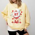 Baseball Drip Icecream Valentine 67 Meme Tees Men Youth Boys Comfort Colors Sweatshirt Blue Spruce Baseball Drip Icecream Valentine 67 Meme Tees Men Youth Boys Comfort Colors Sweatshirt Blue Spruce