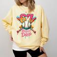 Baseball Drip Number 67 Player Sport For Men Women Kids Comfort Colors Sweatshirt Blue Spruce Baseball Drip Number 67 Player Sport For Men Women Kids Comfort Colors Sweatshirt Blue Spruce