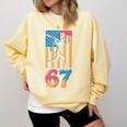 Baseball Drip USA Flag 67 Player 67th Birthday Ice Cream 67 Comfort Colors Sweatshirt Blue Spruce Baseball Drip USA Flag 67 Player 67th Birthday Ice Cream 67 Comfort Colors Sweatshirt Blue Spruce