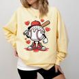 Baseball Drip Valentine Boys Women Men Hearts Sport Love Comfort Colors Sweatshirt Blue Spruce Baseball Drip Valentine Boys Women Men Hearts Sport Love Comfort Colors Sweatshirt Blue Spruce
