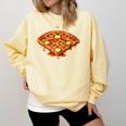 Baseball Dripping Waffle Field Comfort Colors Sweatshirt Blue Spruce Baseball Dripping Waffle Field Comfort Colors Sweatshirt Blue Spruce