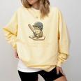 Baseball Frog Saying Batting Retro Artwork Comfort Colors Sweatshirt Blue Spruce Baseball Frog Saying Batting Retro Artwork Comfort Colors Sweatshirt Blue Spruce
