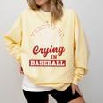 Baseball Game Day There Is No Crying In Baseball Comfort Colors Sweatshirt Blue Spruce Baseball Game Day There Is No Crying In Baseball Comfort Colors Sweatshirt Blue Spruce