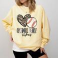 Baseball Game Day Vibes Baseball Mom Mama Leopard Cute Comfort Colors Sweatshirt Blue Spruce Baseball Game Day Vibes Baseball Mom Mama Leopard Cute Comfort Colors Sweatshirt Blue Spruce