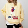 Make Baseball Great Again Donald Trump Baseball Comfort Colors Sweatshirt Blue Spruce Make Baseball Great Again Donald Trump Baseball Comfort Colors Sweatshirt Blue Spruce