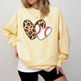 Baseball Heart Leopard Heart Sport Baseball Mom Comfort Colors Sweatshirt Blue Spruce Baseball Heart Leopard Heart Sport Baseball Mom Comfort Colors Sweatshirt Blue Spruce