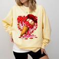 Baseball Heart Valentine Baseball Ice Cream Drip Boys Girls Comfort Colors Sweatshirt Blue Spruce Baseball Heart Valentine Baseball Ice Cream Drip Boys Girls Comfort Colors Sweatshirt Blue Spruce