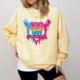 Baseball Ice Cream Drip 100 Days Of School Boys Girls 100th Comfort Colors Sweatshirt Blue Spruce Baseball Ice Cream Drip 100 Days Of School Boys Girls 100th Comfort Colors Sweatshirt Blue Spruce