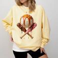 Baseball Ice Cream Drip Style Melting Ice Cream Youth Teen Comfort Colors Sweatshirt Blue Spruce Baseball Ice Cream Drip Style Melting Ice Cream Youth Teen Comfort Colors Sweatshirt Blue Spruce