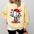 Baseball Ice Cream Drip Valentines Day Sports For Kids Boys Comfort Colors Sweatshirt Blue Spruce Baseball Ice Cream Drip Valentines Day Sports For Kids Boys Comfort Colors Sweatshirt Blue Spruce