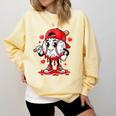 Baseball Ice Cream Valentine Dripping Game Day Men Boys Kids Comfort Colors Sweatshirt Blue Spruce Baseball Ice Cream Valentine Dripping Game Day Men Boys Kids Comfort Colors Sweatshirt Blue Spruce
