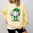 Baseball Icecream Apparel Youth Boy St Patrick's Day Comfort Colors Sweatshirt Blue Spruce