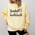 Baseball Lala Women BallPark Lala Baseball Mom Mother's Day Comfort Colors Sweatshirt Blue Spruce Baseball Lala Women BallPark Lala Baseball Mom Mother's Day Comfort Colors Sweatshirt Blue Spruce