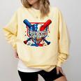 Baseball Life Style 101 Apparel Youth Drip Baseball Comfort Colors Sweatshirt Blue Spruce