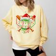 Baseball Lifestyle Apparel Youth Christmas Baseball Drip Comfort Colors Sweatshirt Blue Spruce Baseball Lifestyle Apparel Youth Christmas Baseball Drip Comfort Colors Sweatshirt Blue Spruce
