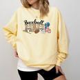 Baseball Mama Leopard Baseball Mom Mother's Day Comfort Colors Sweatshirt Blue Spruce Baseball Mama Leopard Baseball Mom Mother's Day Comfort Colors Sweatshirt Blue Spruce