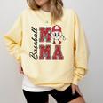 Baseball Mama Baseball Mom Game Day Senior Night Comfort Colors Sweatshirt Blue Spruce