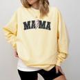 Baseball Mama Rocks Lightning Baseball Mom Mother's Day Comfort Colors Sweatshirt Blue Spruce Baseball Mama Rocks Lightning Baseball Mom Mother's Day Comfort Colors Sweatshirt Blue Spruce