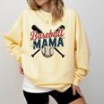 Baseball Mama Squad Proud Sports Mom Game Day Comfort Colors Sweatshirt Blue Spruce