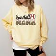 Baseball Mema Women BallPark Mema Baseball Mom Mother's Day Comfort Colors Sweatshirt Blue Spruce