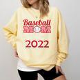 Baseball Mom Since 2022 Comfort Colors Sweatshirt Blue Spruce