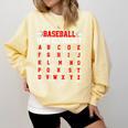 Baseball Mom Alphabet Parent Mama Player Game Sport Fan Comfort Colors Sweatshirt Blue Spruce Baseball Mom Alphabet Parent Mama Player Game Sport Fan Comfort Colors Sweatshirt Blue Spruce