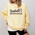 Baseball Mom Mom BallPark Mom Mom Game Day 2024 Mother's Day Comfort Colors Sweatshirt Blue Spruce Baseball Mom Mom BallPark Mom Mom Game Day 2024 Mother's Day Comfort Colors Sweatshirt Blue Spruce