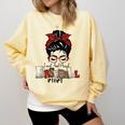 I Am Baseball Mom Comfort Colors Sweatshirt Blue Spruce