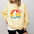 Baseball Mom I Created A Monster He Calls Me Mom Comfort Colors Sweatshirt Blue Spruce