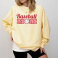 Baseball Mom Cute Mother Fans Baseball Graphic Raglan Baseball Tee Comfort Colors Sweatshirt Blue Spruce