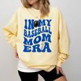 In My Baseball Mom Ear Blue Comfort Colors Sweatshirt Blue Spruce In My Baseball Mom Ear Blue Comfort Colors Sweatshirt Blue Spruce